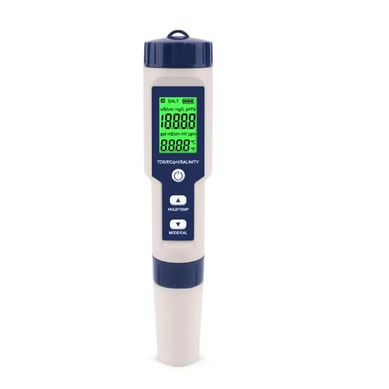 Ec Meter Digital - Misuratore di salinità 5 IN 1
