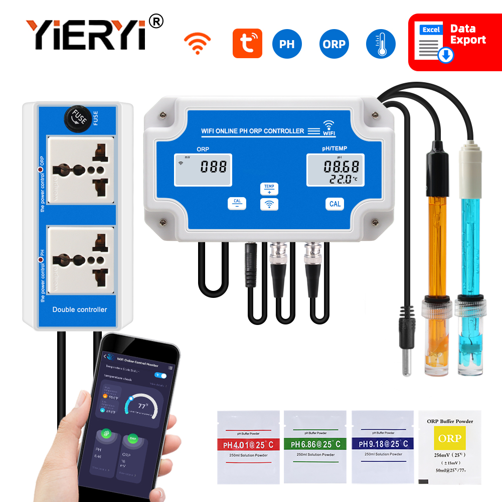 Ph Up Down Solution - Misuratore online WIFI intelligente PH ORP