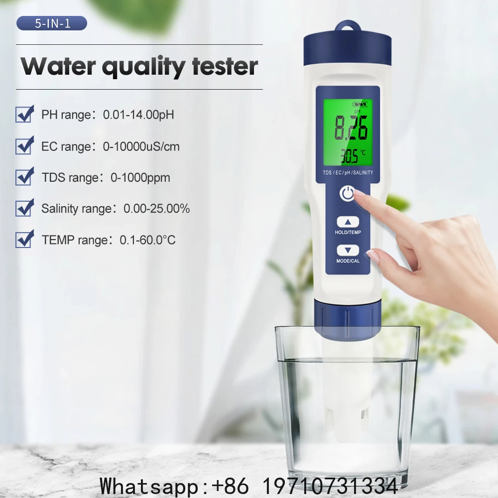 Ec Meter Digital - Misuratore di pH digitale 5 in