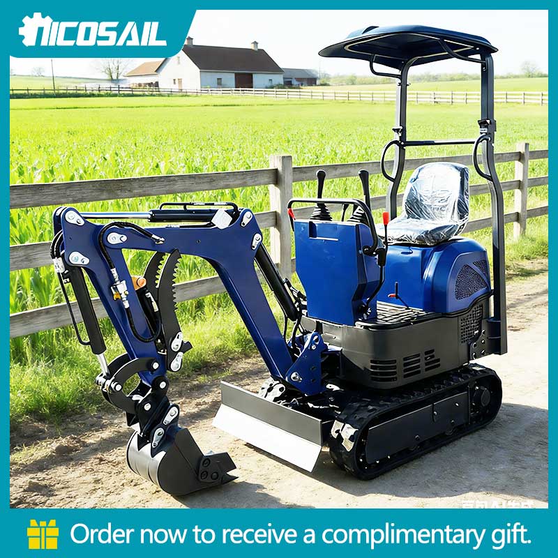 Urban Farming In China - Mini Escavatore Compatto da 1t Compatibile