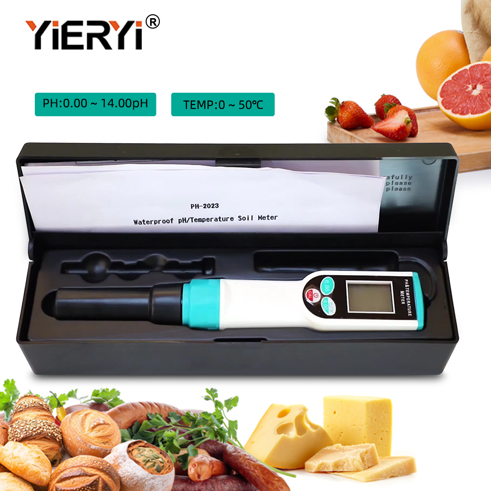 Ec Meter Digital - Misuratore di pH digitale Yieryi 0.00-14.00,