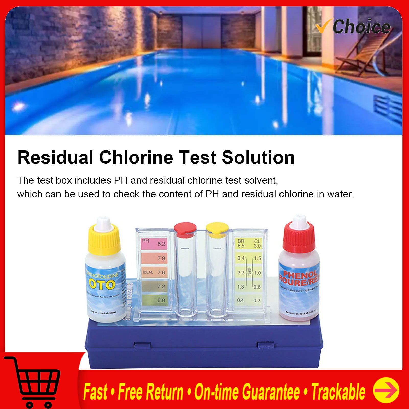 Ph Up Down Solution - Soluzione per test della qualità dell'acqua
