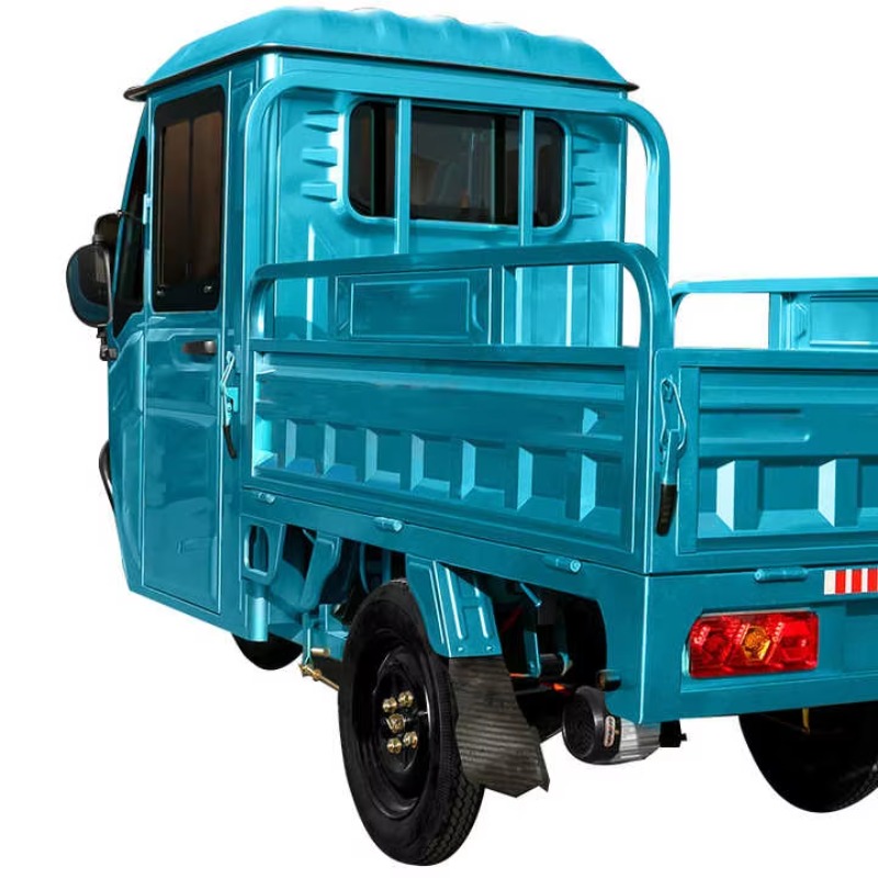 Urban Farming And Rural Farming - Triciclo Cargo Elettrico con Tetto Apribile,